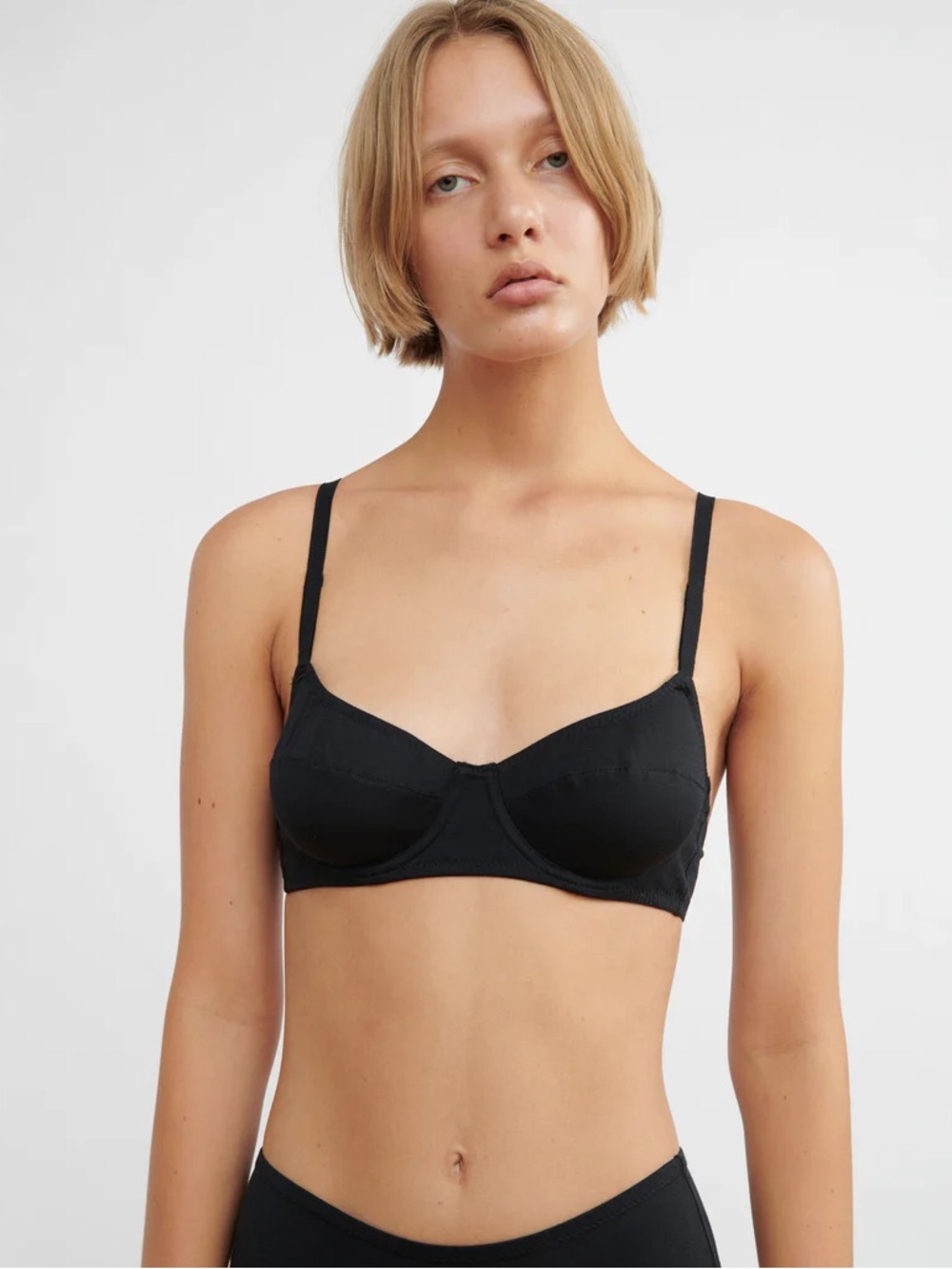 Araks Black Mesh Bra 32C